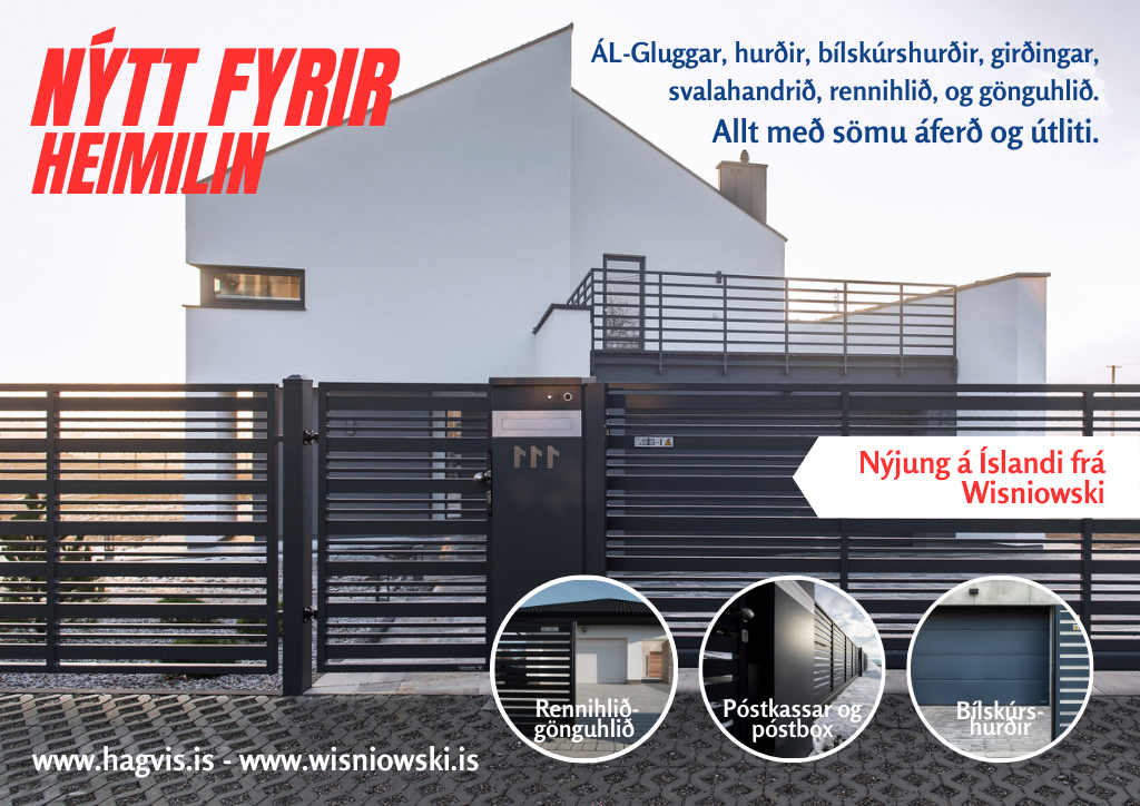 ál gluggar, hurðir, bílskúrshurð, hurð, girðingar