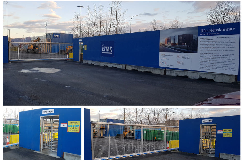 Vinnustaðagirðingar og hlið www.hagvis.is