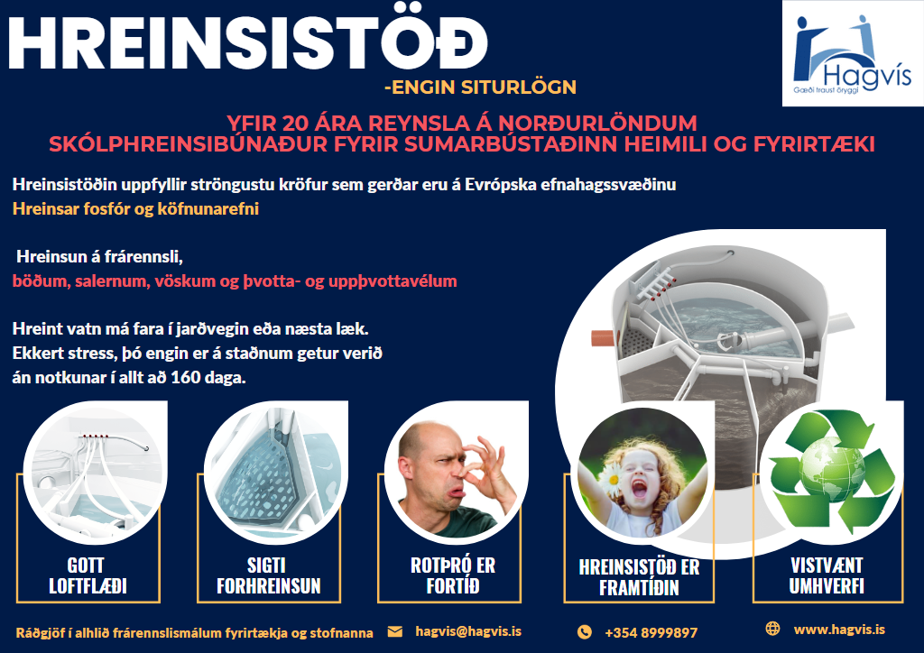 Hreinsistöðvar sem hreinsa fosfor og köfnunarefni