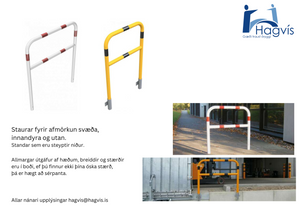 Staurar til að afmarka svæði 